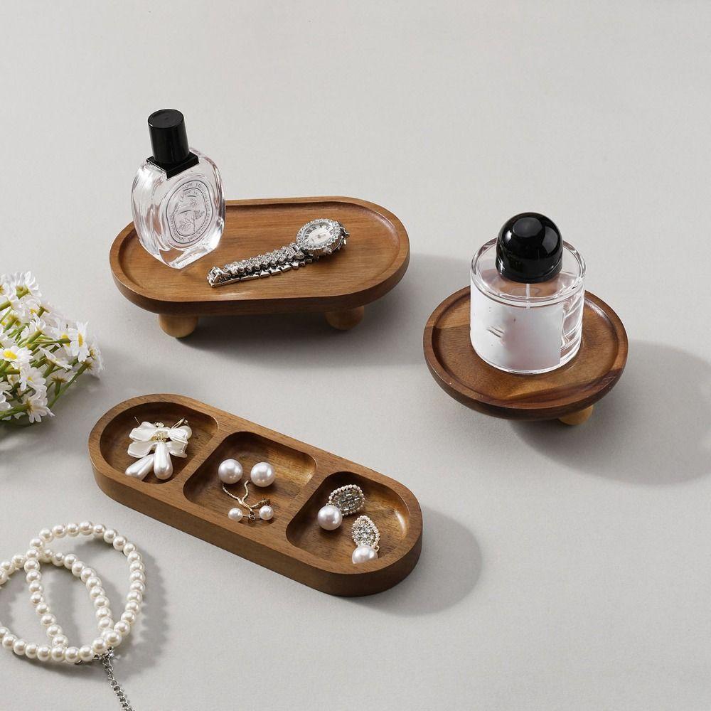 Necklace Jewelry Display Stand Bracelet Jewelry Display Rack Fashion Wooden Jewelry Tray Gift