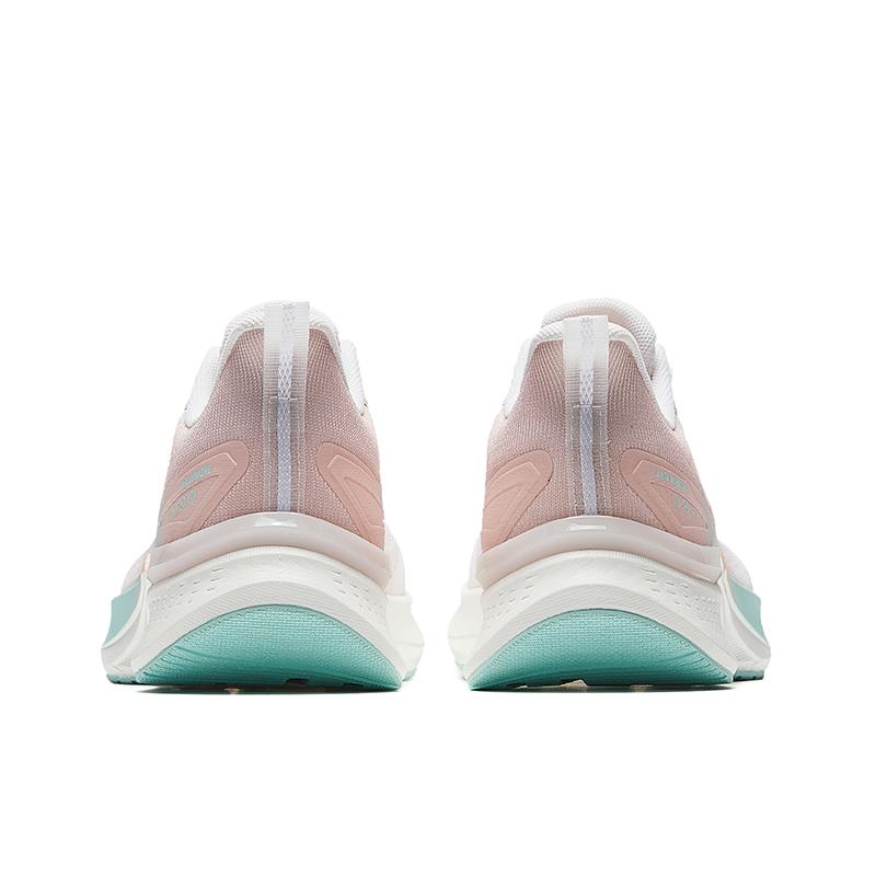 New Anta Anti Slip Wear Resistant Low Top Casual Running Shoes Women's White Pink 122525541-1