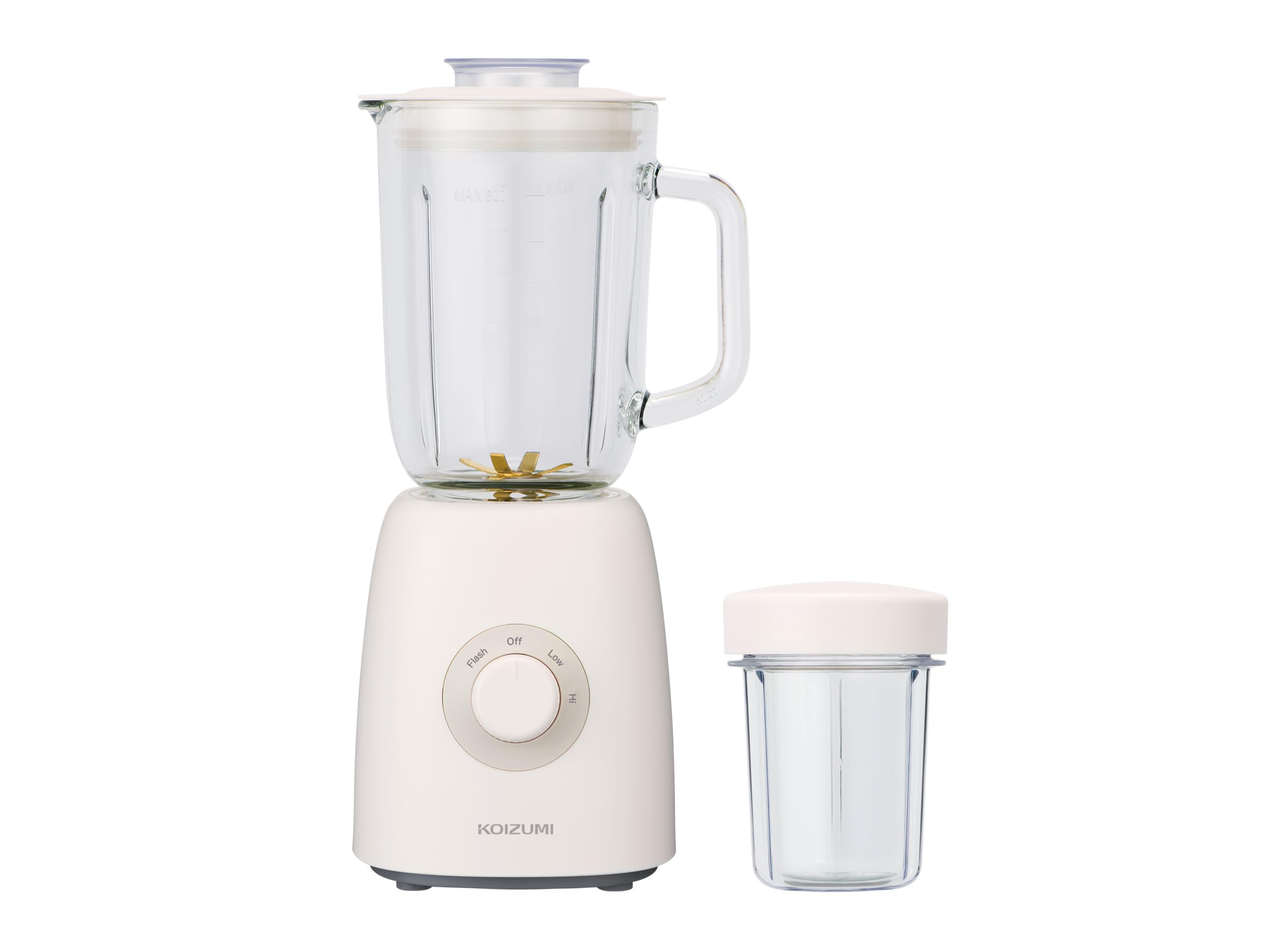 

Koizumi Mixer Mill Mixer 600ml Glass Jar White KMZ-0601/W білий