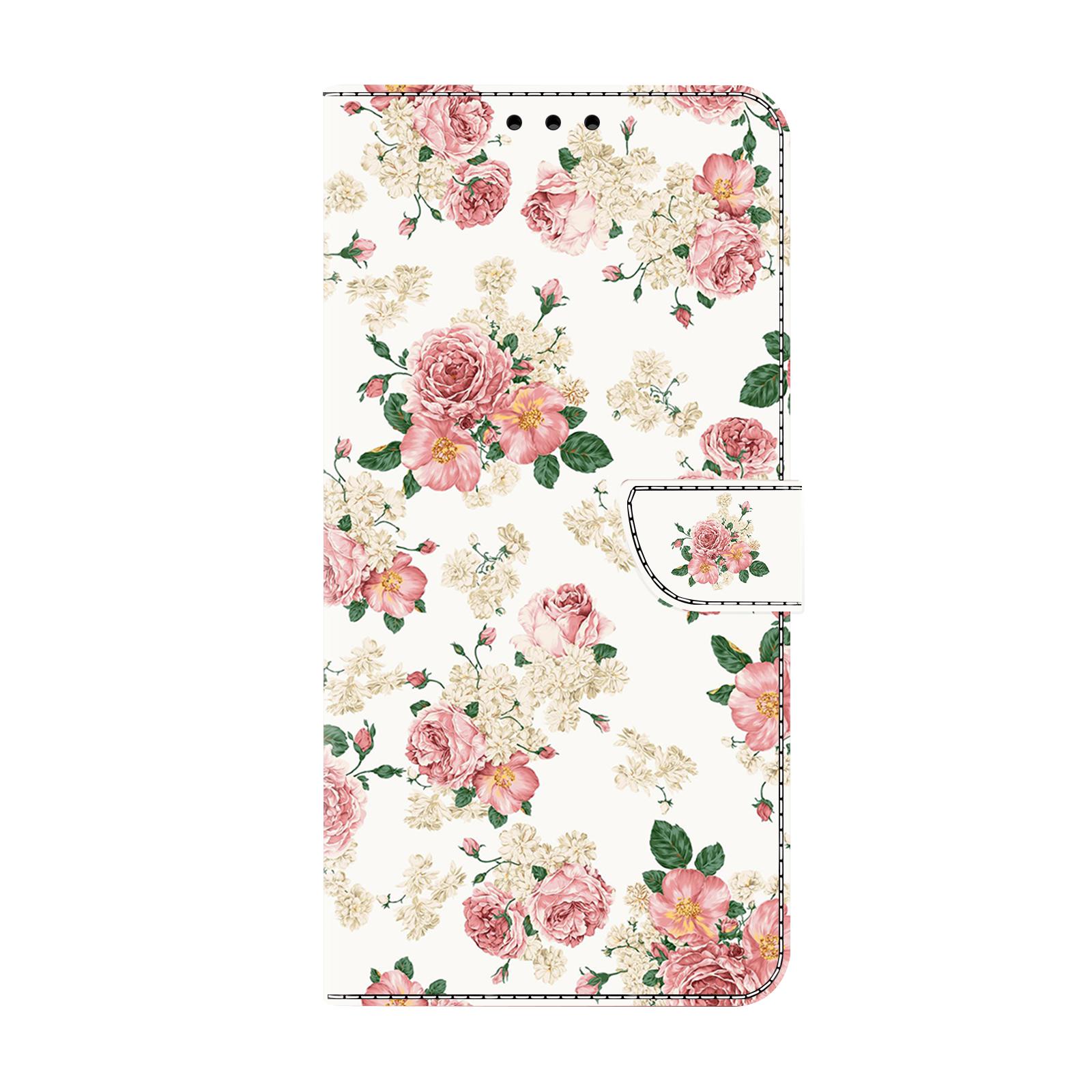 

Ударопрочный чехол-кошелек из искусственной кожи с рисунком цветка пиона и отделениями для карт для iPhone, Samsung, Huawei, Xiaomi, Moto, Oppo, Google, Nokia, LG, Oppo... Redmi A5 4G розовый