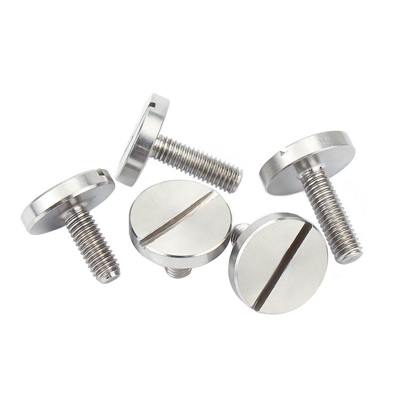 Large Round Head Slotted Hand Screw