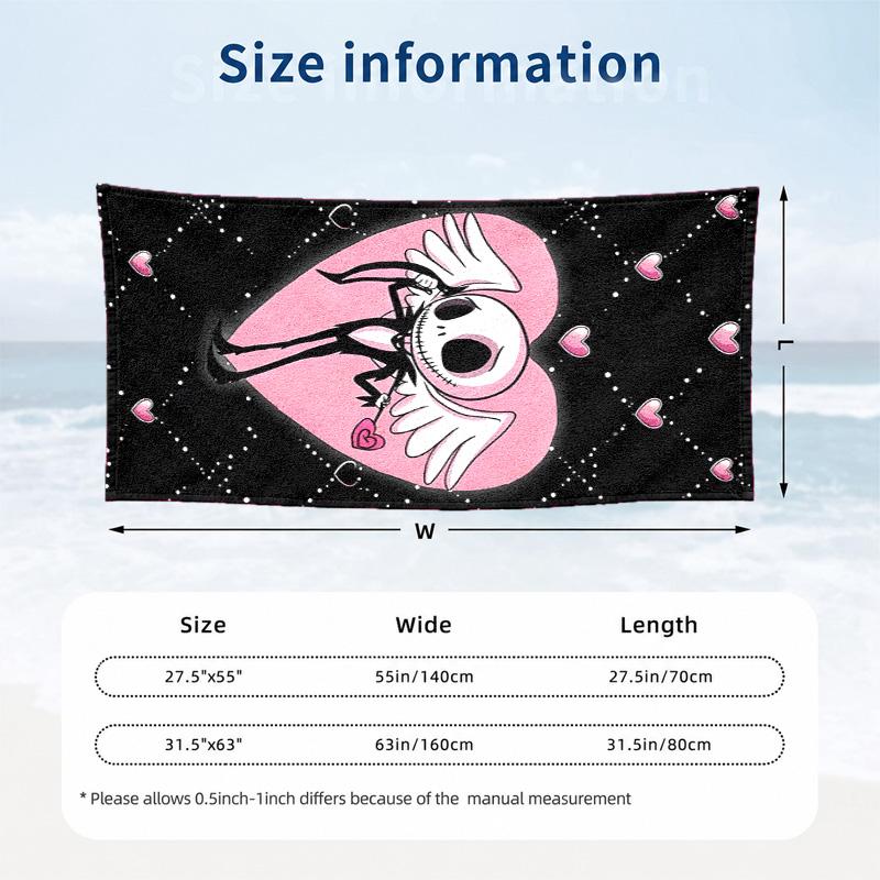 Jack with sally Microfiber Beach Towel Quick Dry Sand Free Lightweight Beach Towels for Travel Swimming Camping
