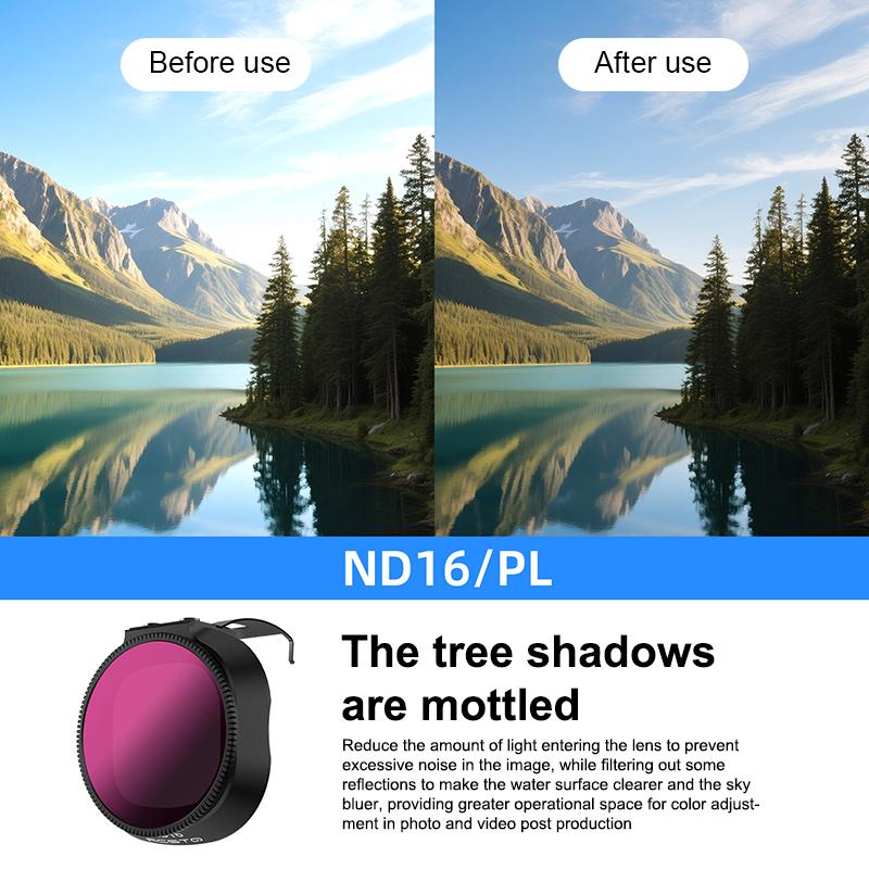 Kit de filtres pour objectif de drone pour Neo2 Filtre ND Kit Filtre ND8 ND16 ND32 Filtre CPL UV Filtre anti-reflets pour caméra Accessoires de drone