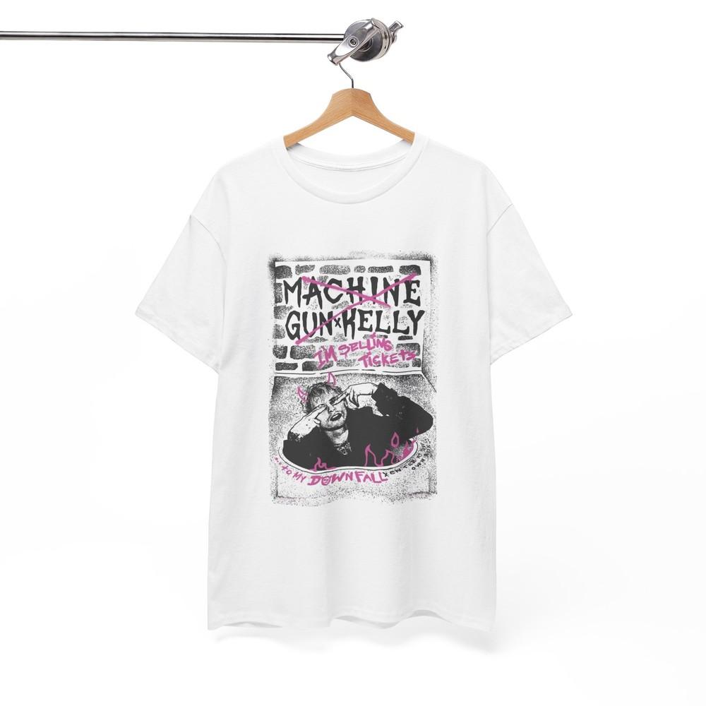 Machine Gun Kelly Tshirt MGK Punk Rock Graphic Tour Unisex Heavy Cotton Tee Unisex T-Shirt