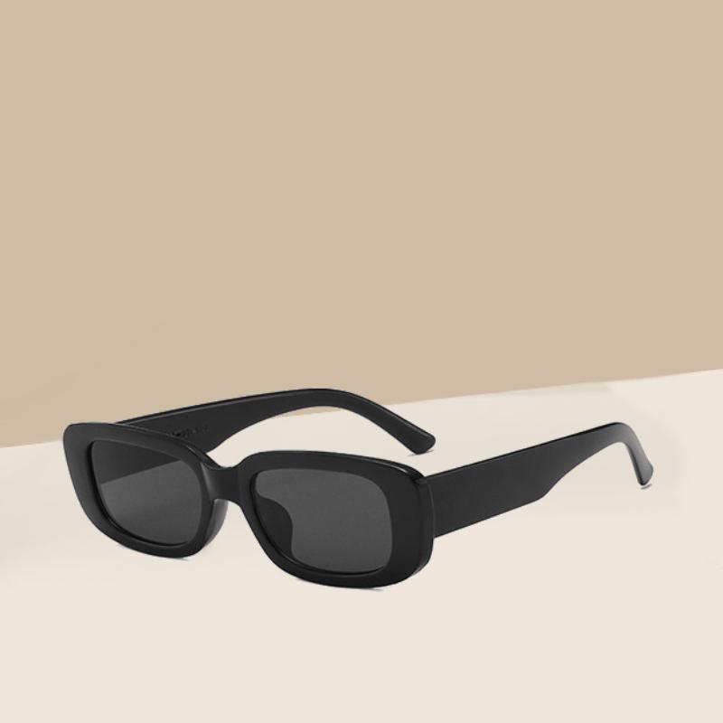 

1/3/7pcs Stylish square frame, trendy streetwear, fashion accessory for women. чорний