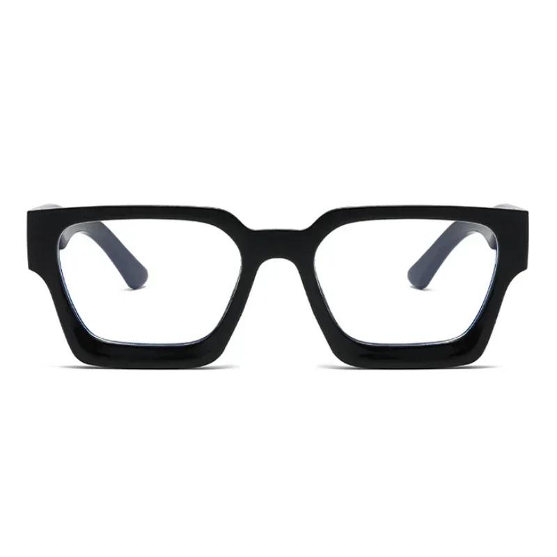 Retro Square Light Eyeglass Frame Women Men Transparent Unisex Glasses For Female Male