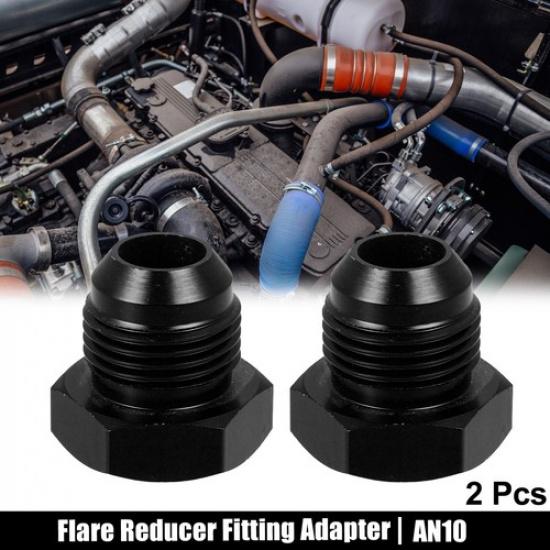 

2pcs Car AN10 Male Flare Bolt Blanking Plug Cap Lock Nut Fitting Adapter Black