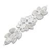 Applique Strass Verre Exquise Éblouissante Fleur Strass Verre Patch pour Vêtements Robe de Mariée