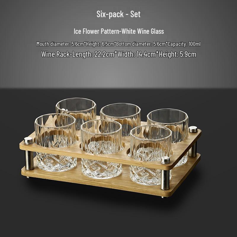 Light Luxury Crystal Baijiu & Beer Shot Glass Set