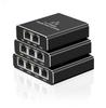 RJ45 Gigabit Network Splitter: 1-to-2/4-Port Network Cable Sharing Switch