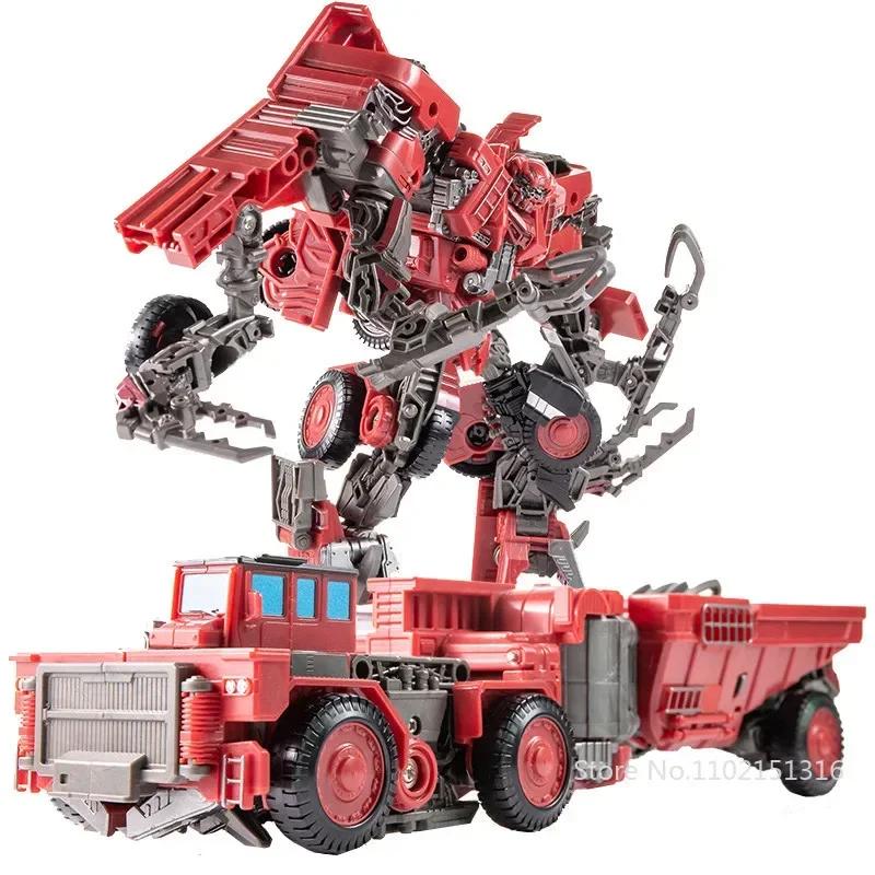 AOYI 8 ÎN 1 Devastator Supradimensionat Transformare Jucării de Înaltă Calitate Băiat Anime Cârlig Figurine de Acțiune Robot Mașină Model Vehicul de Inginerie Copii 48cm