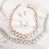 Tooxika Baroque Alloy Necklace Elegant And Stylish Versatile Bridal Dress Jewellery Set