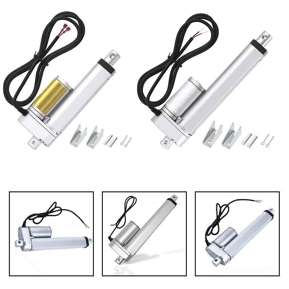 Vysokorychlostní 12V lineární aktuátor 220lb zatížení 10mm/s zdvih elektromotor