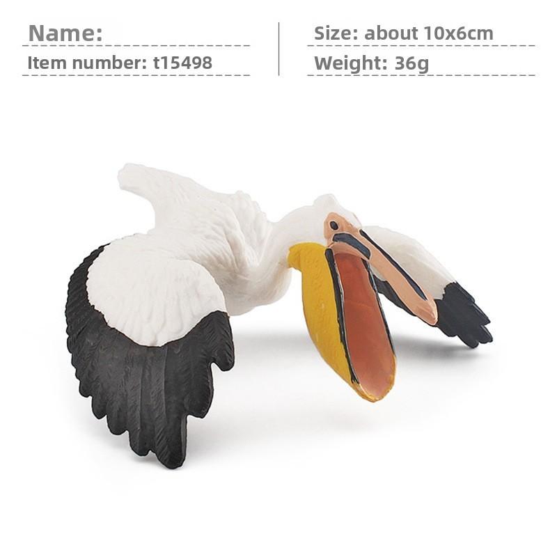 Peafowl Pelican Wildlife Animal Pvc Models For Kids Educational Decor Toys And