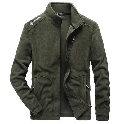 Doppelseitige Fleecejacke Polarfleece Warme Fleecejacke Herren Oberteil Strickjacke Outdoor Sport Pullover