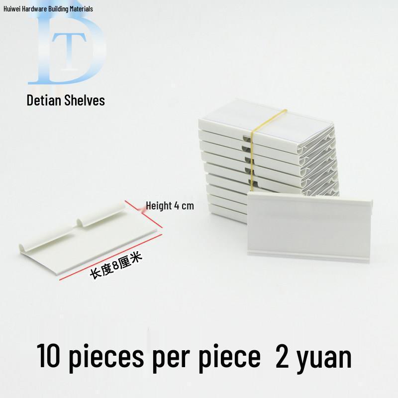 Double Line Pegboard Shelf Triangle Hook for Price Tags