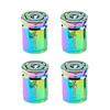 4pcs Tire Valves Stem Caps Anti Theft Protections Easy to Install Colorful Dust Covers Upgrades for Car & Motorcycles