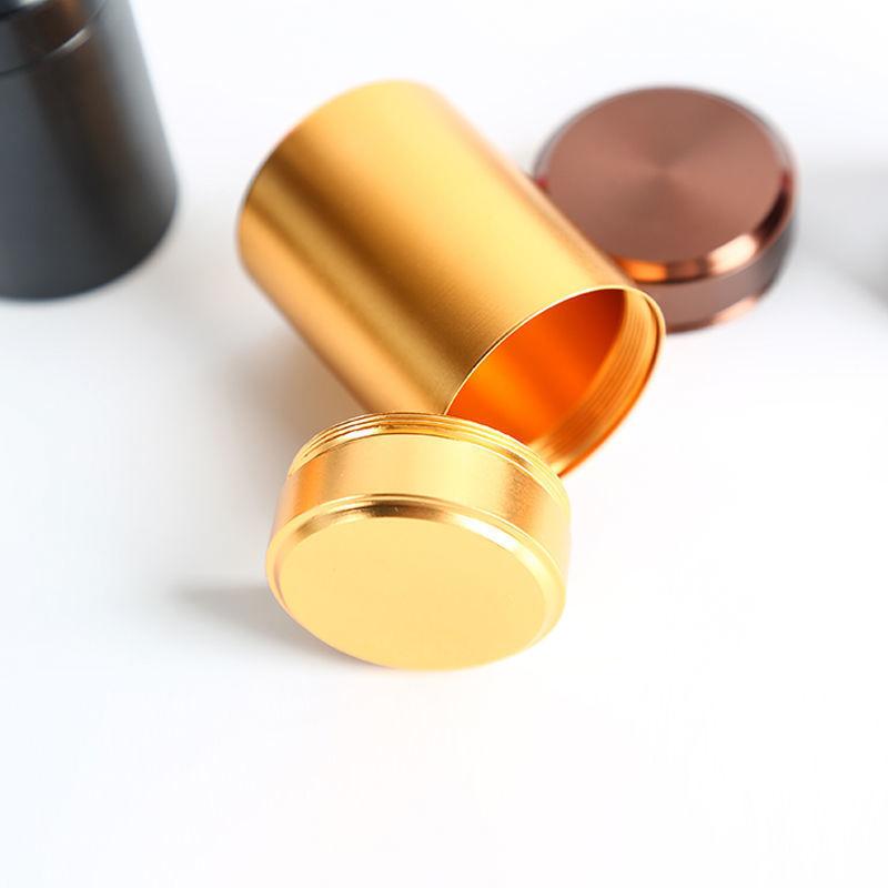 Aluminum Storage Jar Portable Seal Tea Canisters Mini Tea Storage Containers Tea Coffee Tin For Candy Chocolate Sugar Spices