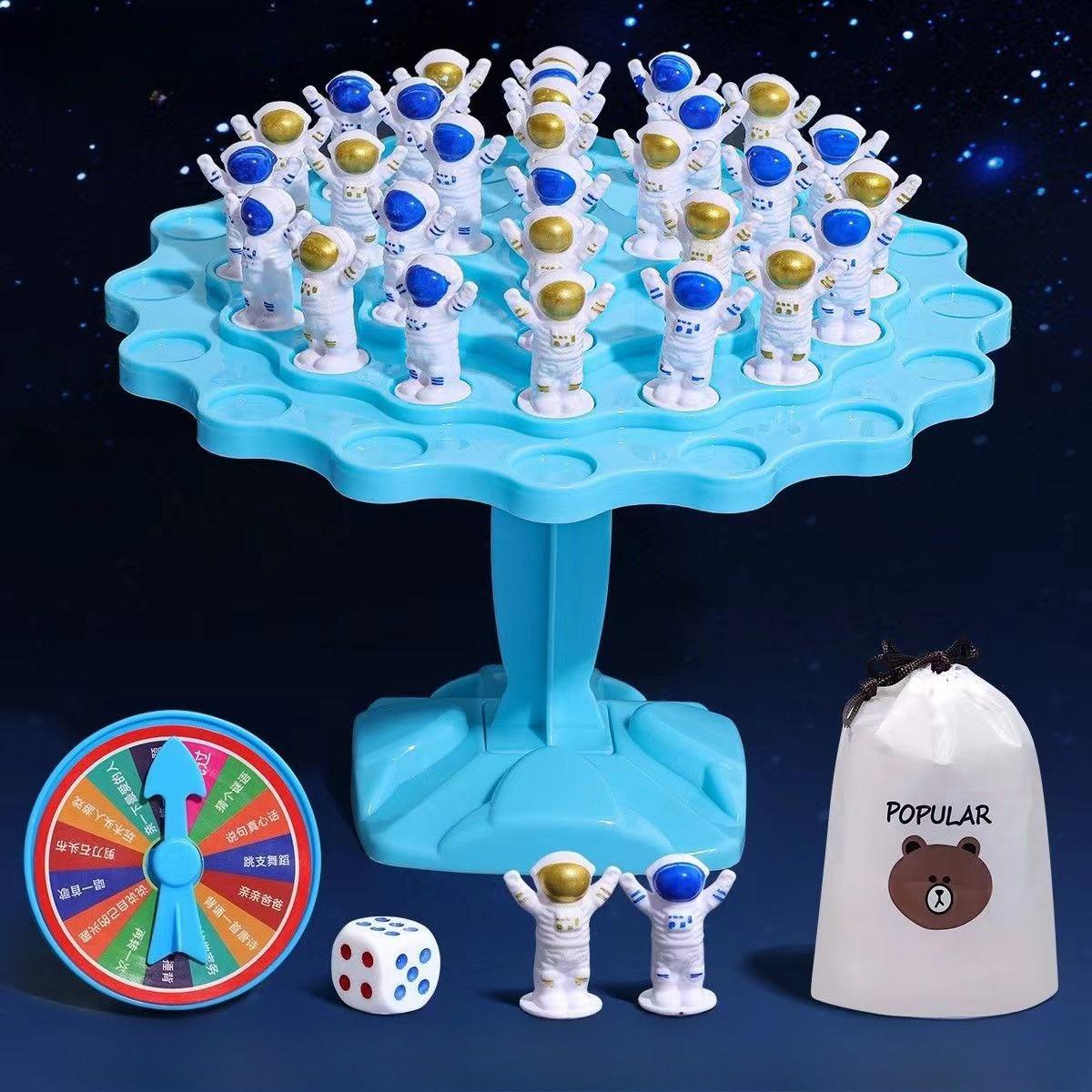 

Astronaut balance tree stacking board game for children s leisure interactive competition, suitable as a Christmas gift.