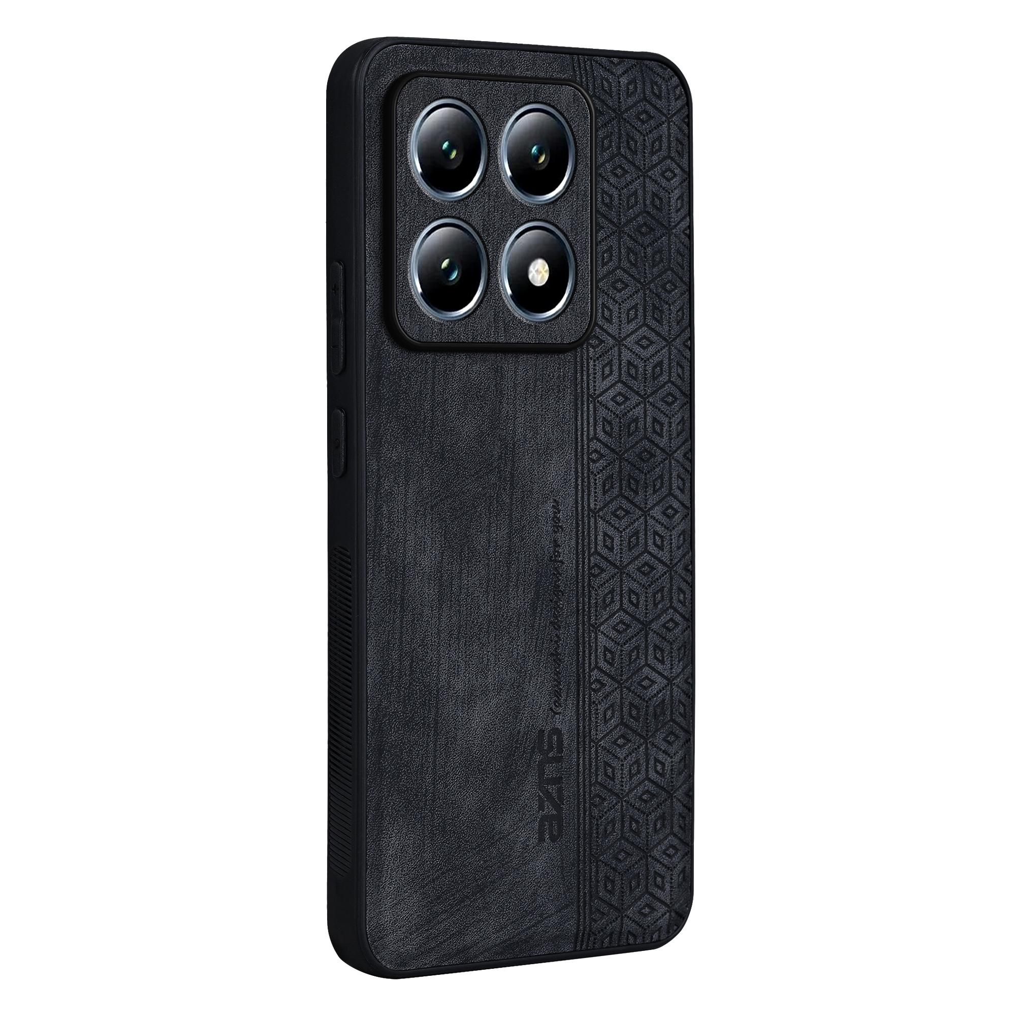 AZNS For Xiaomi 14T Case Protective PU Leather Covered TPU Phone Shell A