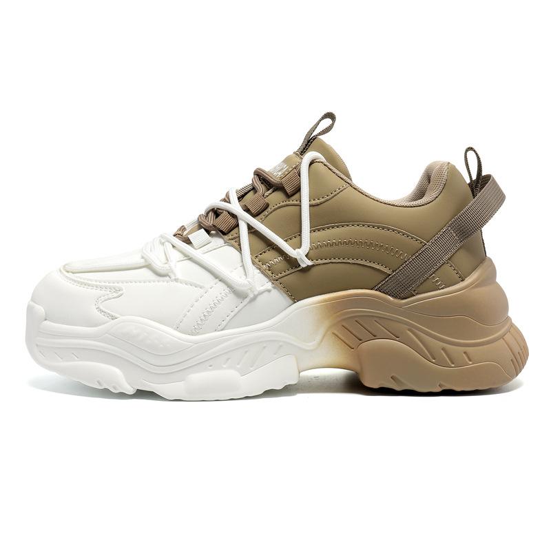 Original design of men's platform elevating shoes fashion  casual comfortable sports shoes