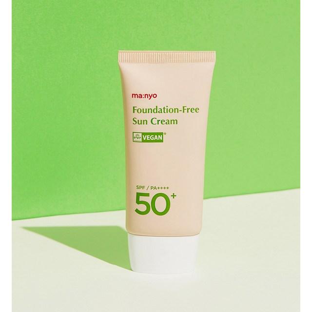 MA:NYO Manyo Factory Foundation-Free Sun Cream 50ml - Broad Spectrum SPF50+ PA++++ Velvet Matte Tone-Up Sun Cream