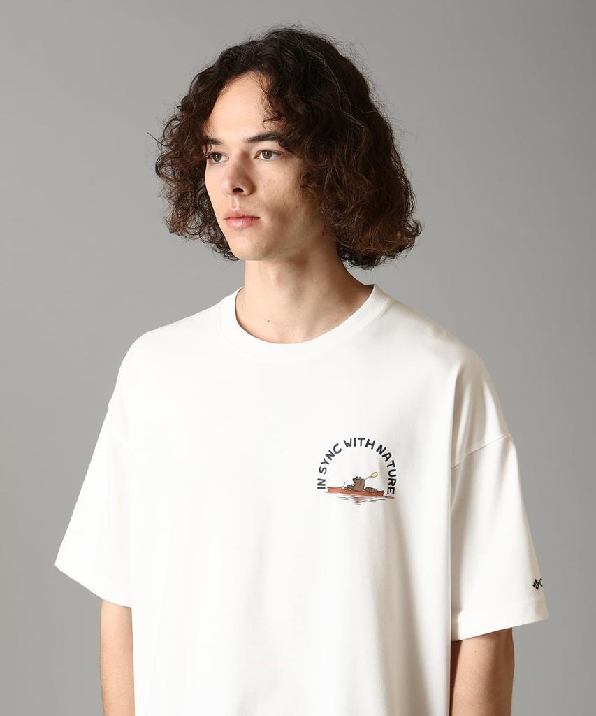 Lake to Avenue Graphic Short Sleeve PG2040 Sea Salt Kayak XL Size [Columbia] T-Shirt