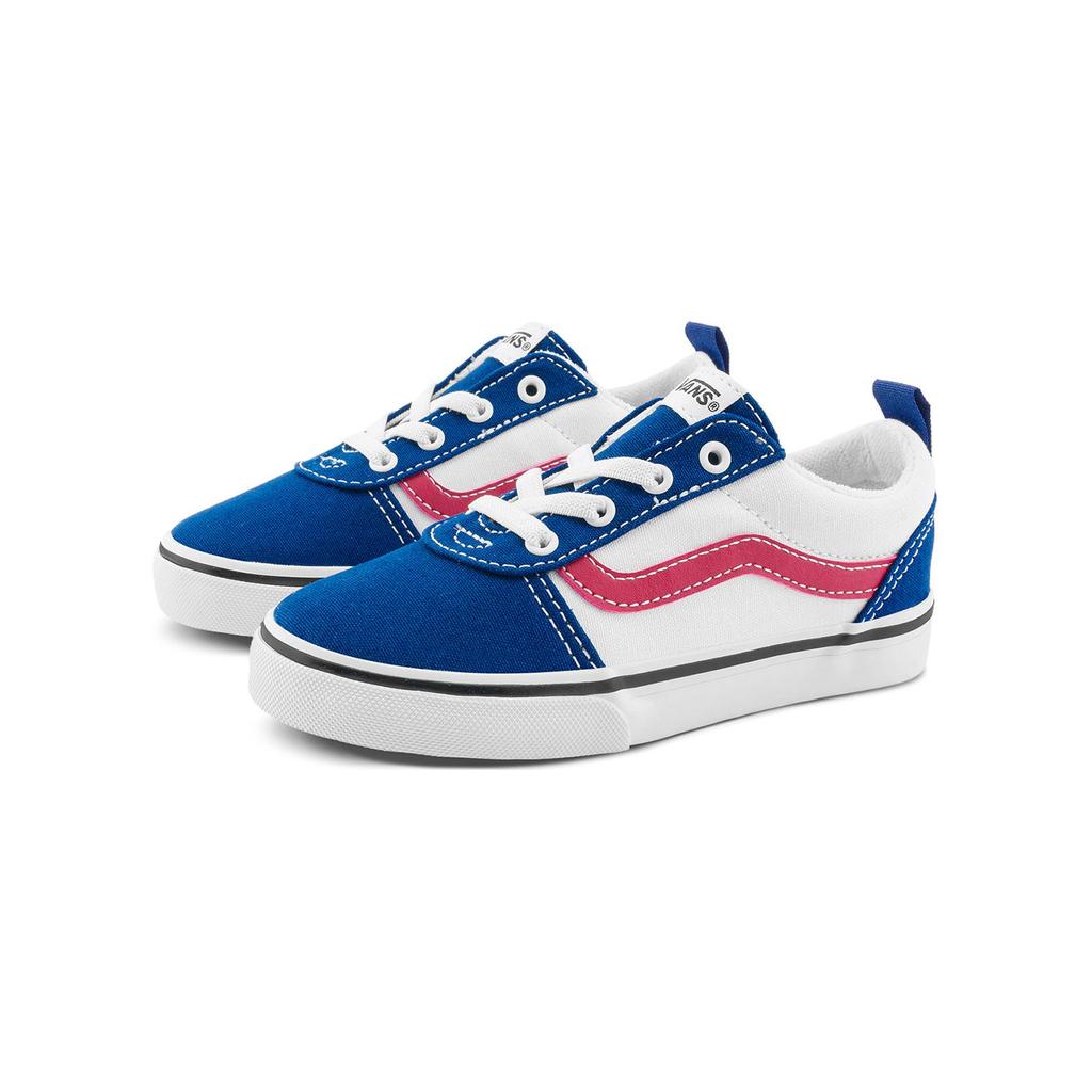 Vans Ward Slip On Colorful Retro Low Top Walker Shoes Baby sneaker Blue VN0A3QU17WM