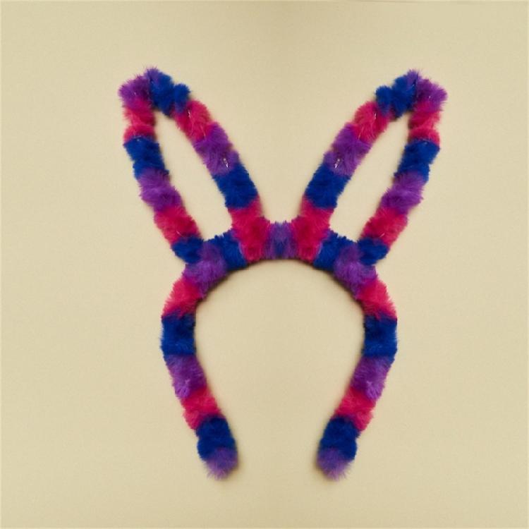 Christmas Rabbit Ear Hair Hoop Cute Live Broadcast Hair Holder Festival Headwear