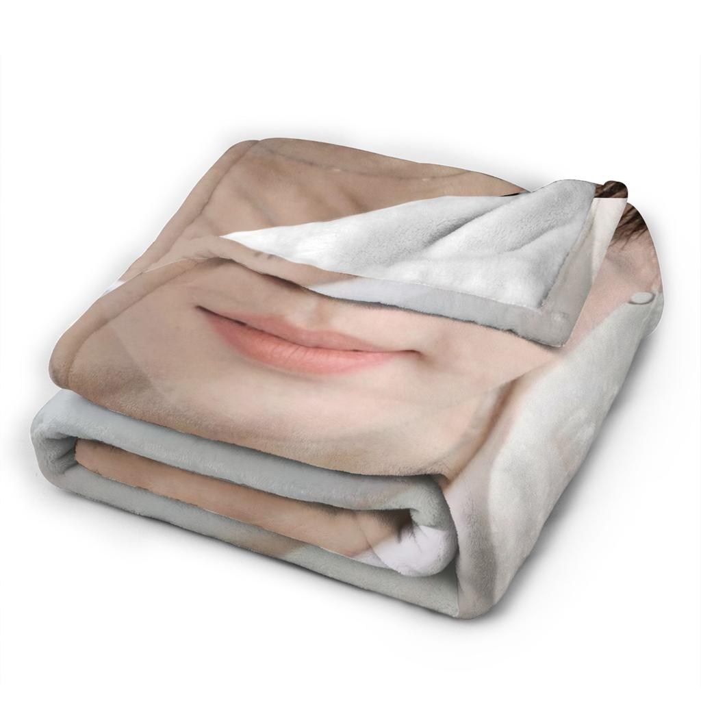 Ald1 Sangwon Flannel Blankets Adults  Soft Cozy Bedding Throws Winter Living Room Bedspread Sofa Bed Cover