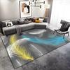 Moderne Teppiche für Wohnzimmer Leichte Luxus Feder Muster Heimdekoration Teppich Schlafzimmer Rutschfester Teppich Lounge Couchtischmatten