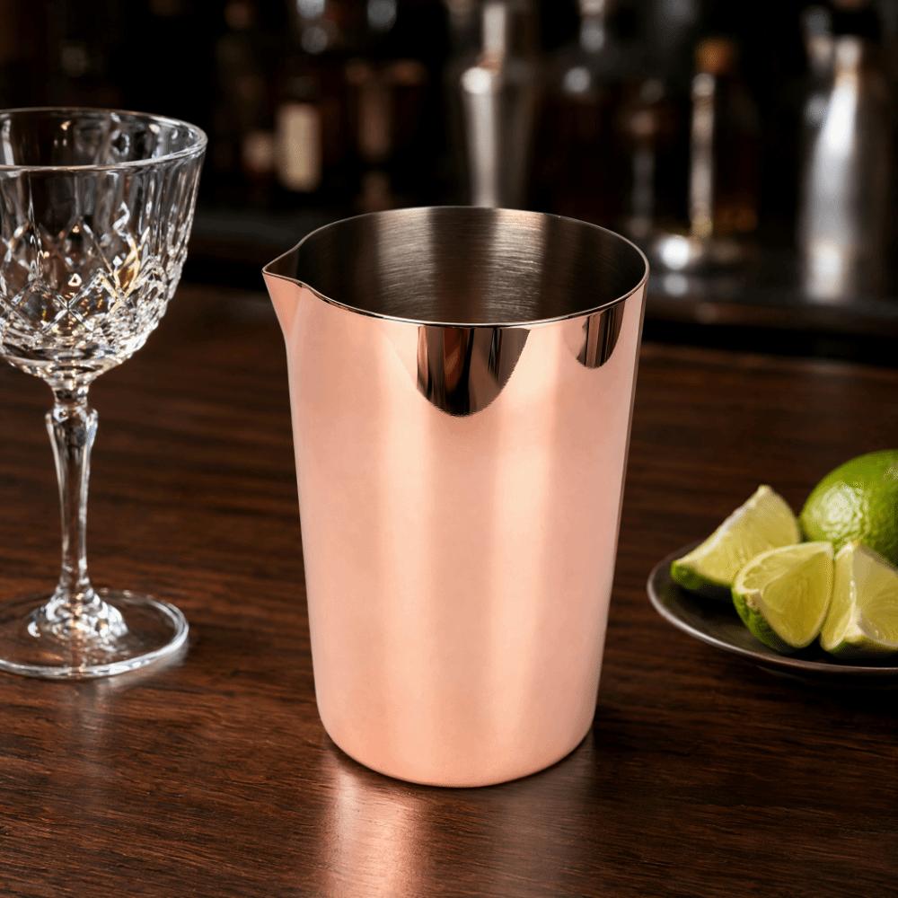 500ML Mixing Cup Insulation Wine Stirring Cup Professional Mixing Glass Home розового золота
