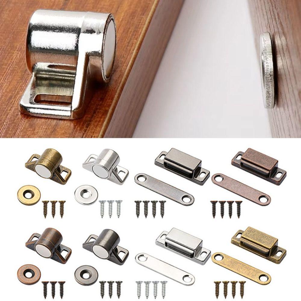 Zinc Zinc Zinc Alloy Cabinet Door Catch Cassette Magnetic Magnetic Suction Lock  Bedroom Cabinet