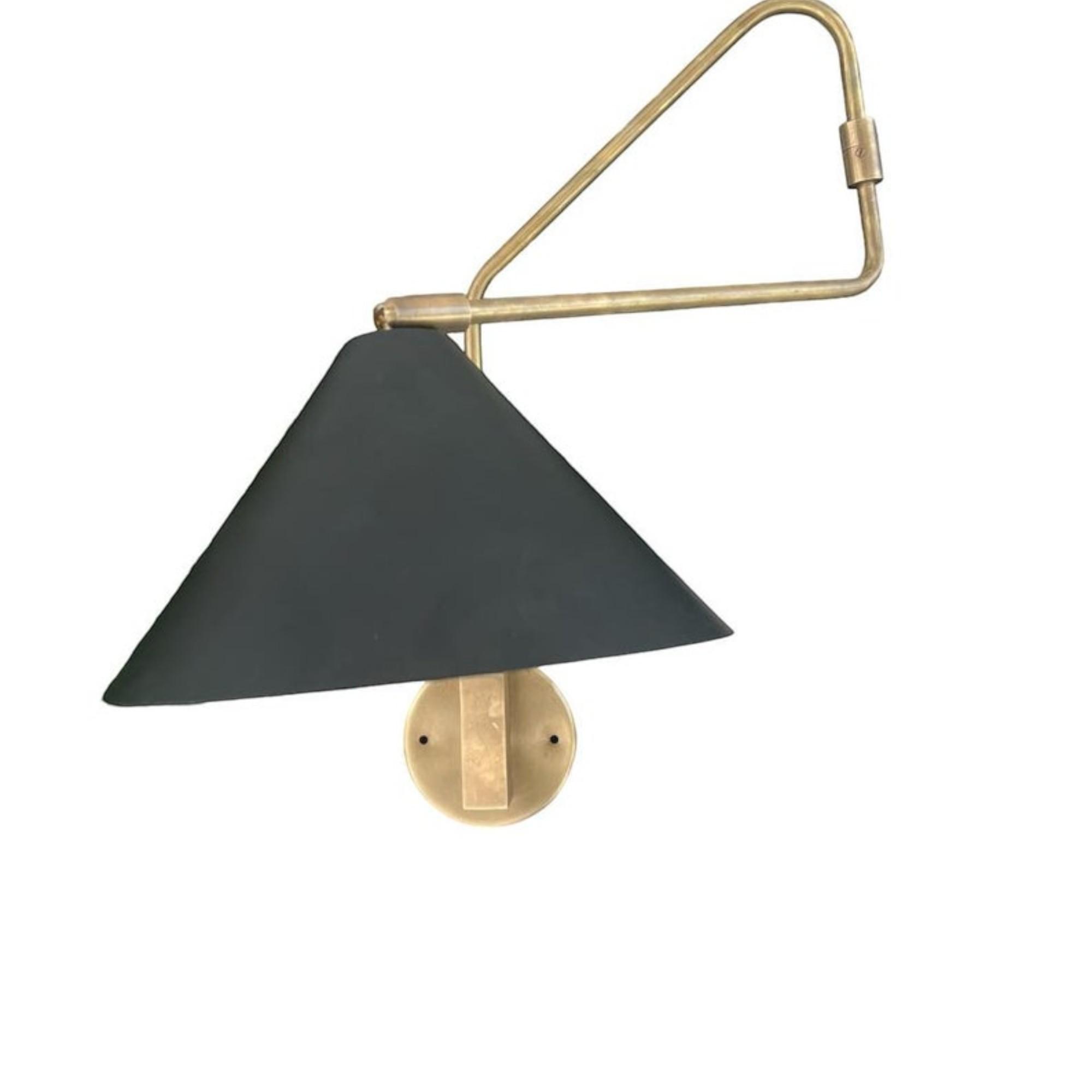 

Настенный светильник из латуни в стиле Stilnovo - современный декор Shakeable в стиле середины века | Подарки на День святого Валентина, украшения для вечеринок, крыльцо, праздничное освещение