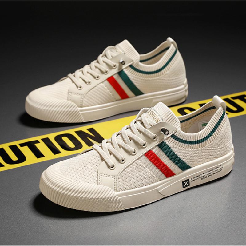 Fashion Men‘s Casual Shoes Luxury Sneakers for Men Light Mesh Breathable Outdoor Walking Loafers Male Flats Zapatos Para Hombres