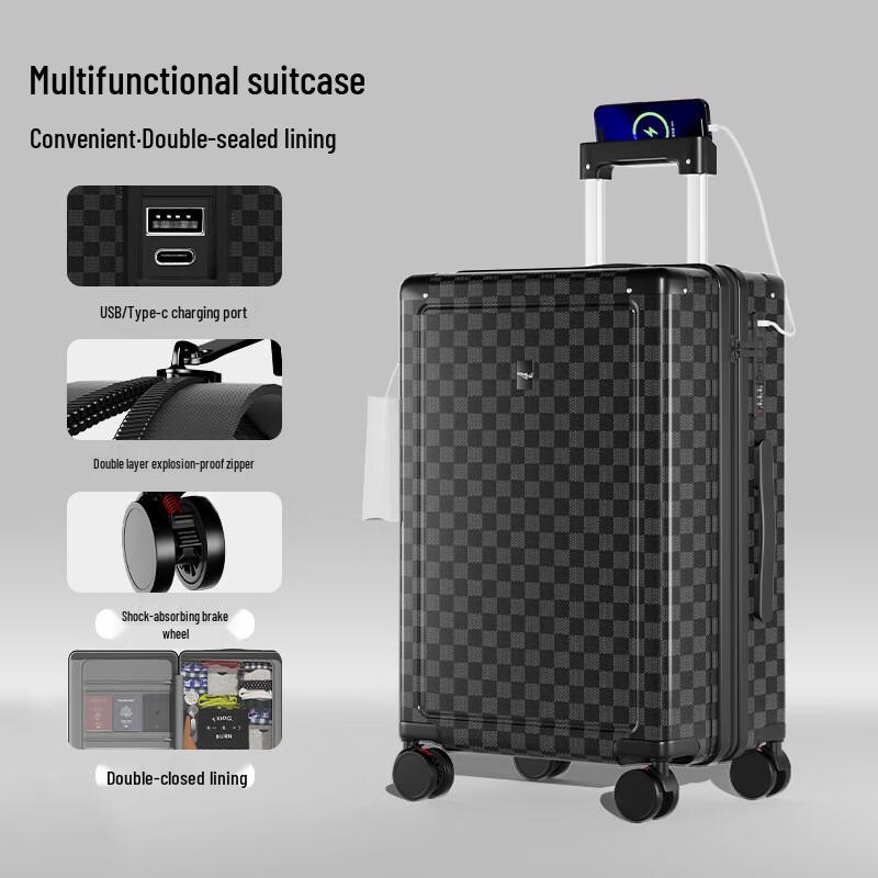 Maifa Premium Business Travel Luggage with Brake & Shock Absorption