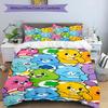 3pcs Duvet Cover Set (1*Duvet Cover + 2*Pillowcase, Without Core), Care Bears Print Bedding Set, Bedroom Decor, All‑Season, Birthday Gift