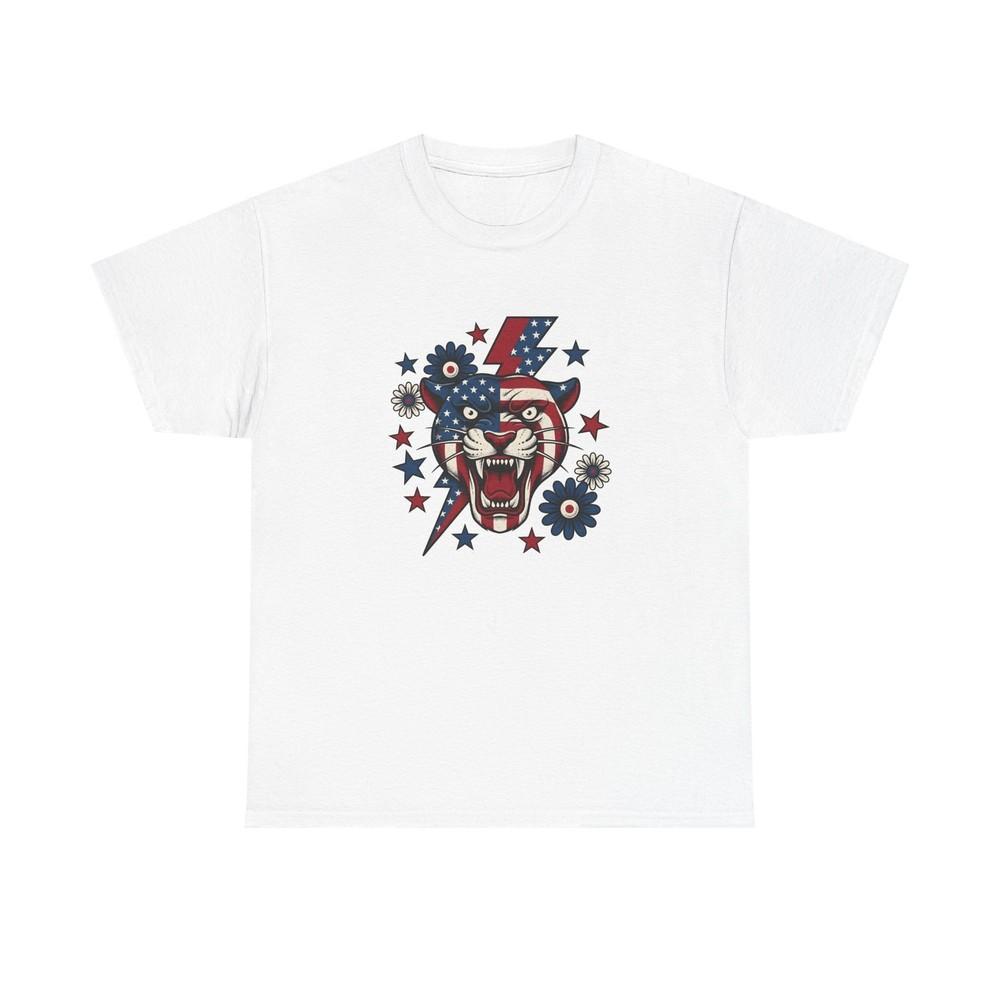 Freedom Panther Shirt America Fauna Gift Women Heritage Tee Black Panther