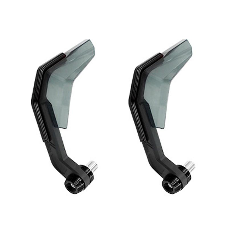 

Ветрозащитная универсальная защита руля 7/8 для мотоцикла, скутера, горного электровелосипеда, защита тормозного рычага с алюминиевым ребром жесткости чёрный