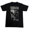 Nirvana Grunge Koszulka Unisex i Damska Krótki Rękaw Retro Metalowy Zespół Rockowy Topy Koszulka Oversize Koszulki Letnie Ubrania Unisex