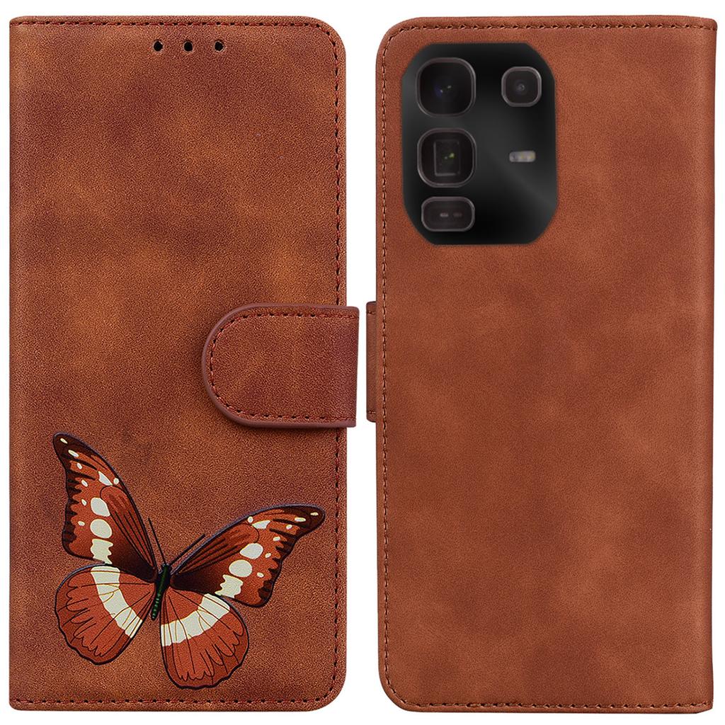 For Infinix Note 50 Pro+ 5G Stand Case PU Leather Phone Cover Butterfly Printed