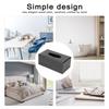  Rectangular Wooden Tissue Box, Decorative Wooden Tissue Box Sturdy and   Napkin Holder with Elegant Wood   for Home Living Room Hotel 