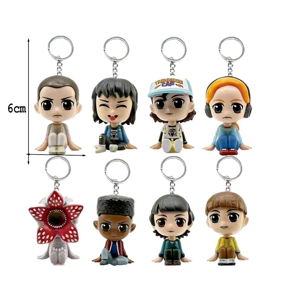 New Cartoon Game Characters Keychain Figure Toys Q Version Dolls Kids Gift For Children Boys Girls HalloweenChristmas Gift