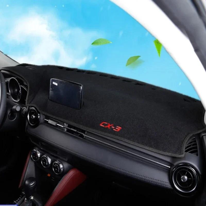 

Чехол на приборную панель автомобиля, коврик для приборной панели для Mazda CX-3 2015 2016 2017 2018 2019, коврик от солнца, ковры для приборной панели, накладка, автомобильные аксессуары Right driving