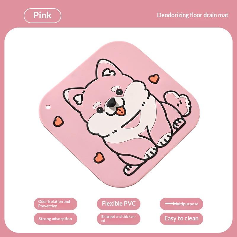 Two-In-One Silicone Bathroom Floor Drain Anti-Odor Seal Sewer Backflow Prevention Cover Patch For Bathroom Floor Drain A2