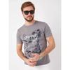 Summer Round Neck 3D Letter Print Top Fashionable Casual Short Sleeved Men's T-shirts