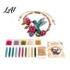 Bead Embroidery Craft Set DIY Beaded Bracelet Making Kit Beginner-Friendly Animal Unique Jewelry Crafting Beadwork for Adults Lovers Weaving
