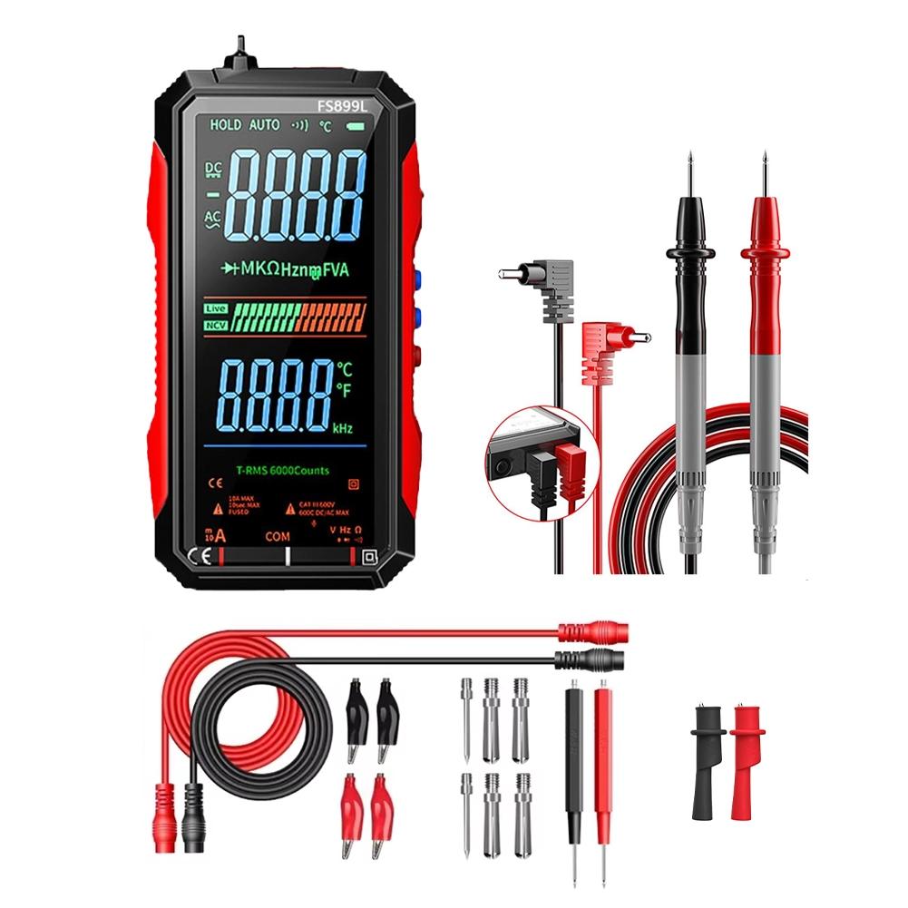 Digital Multimeter USB-C Rechargeable AC/DC Voltage Measurement