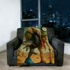 Blanket Super Warm Brainrot Comfortable Meme Plush Throw Blanket Child Home Italian Sofa Bedroom Gift