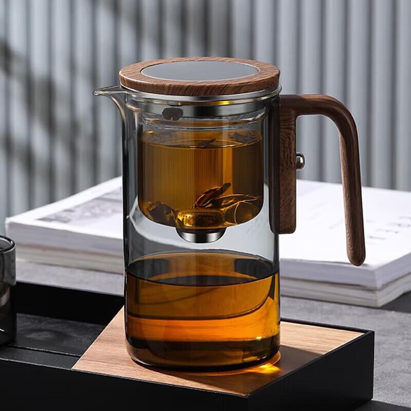 YIHUTEA Magnetic Glass Jingren Tea Infuser Pot